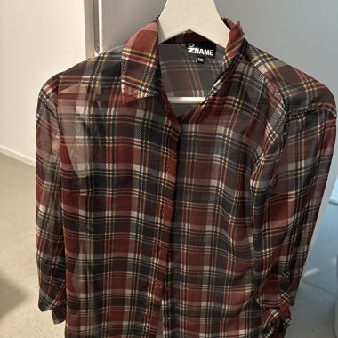Chemisier à carreaux XS