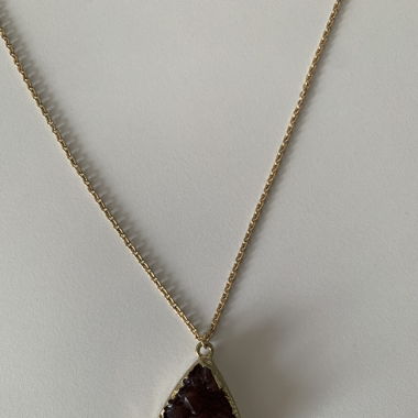 Collier style améthyste