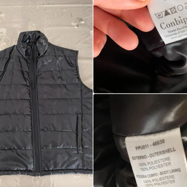 Gilet imbottito nero Conbipel