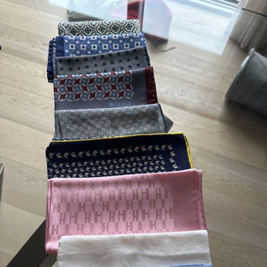 Hermes/ Boggi pocket squares