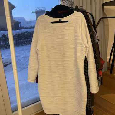 Weisses bodycon Dress Kleid in 3XL
