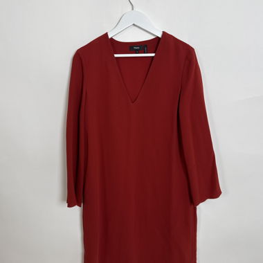 Theory red dress