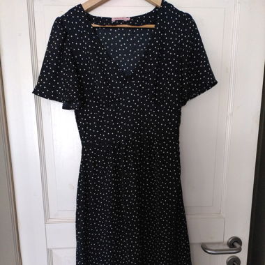Vestito Estivo Leggero a Pois in Crepe