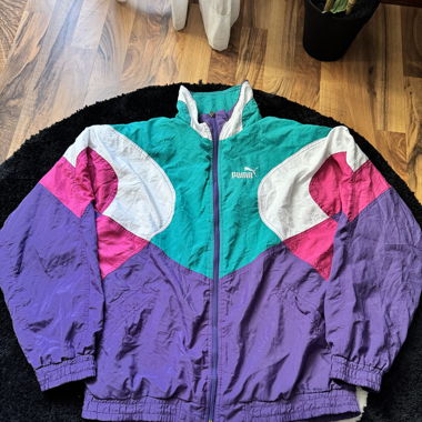 Puma Vintage Colorblock Windbreaker – Größe M