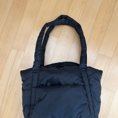 Baggu schwarze puffy mini Tote Bag