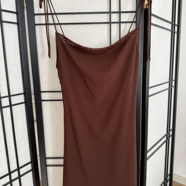 Robe nuisette Bershka brun