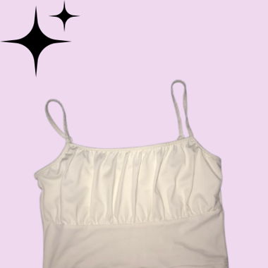weisses Crop Top