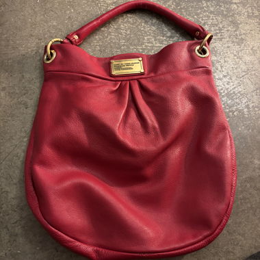 Marc Jacobs red leather handbag