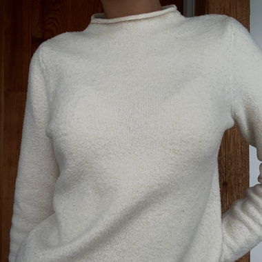 Pull en maille crème Mango XS