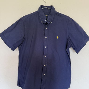 Chemise Ralph Lauren Bleue à manches courtes