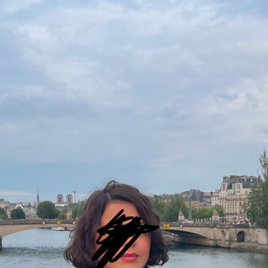 Lederjacke schwarz (Secondhand aus Paris)