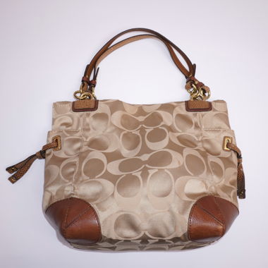 Coach monogram tote bag