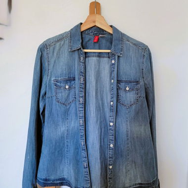 Chemise jean en coton léger
