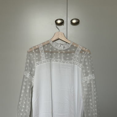 White Sandro Blouse