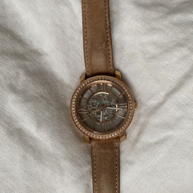 Fossil Automatic Transparent Gold Uhr