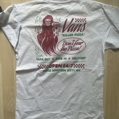 Shirt Back Print Vans