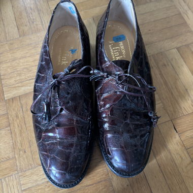 Scarpe con lacci in pelle Peronian