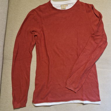T-shirt rouge manches longues