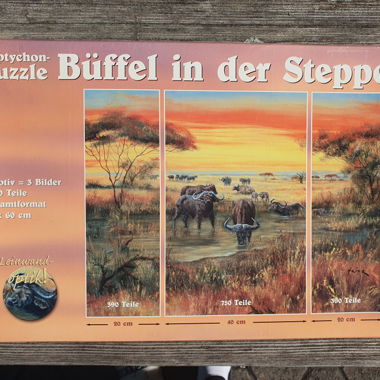 Puzzle Bufali nella Prateria 1530 pezzi