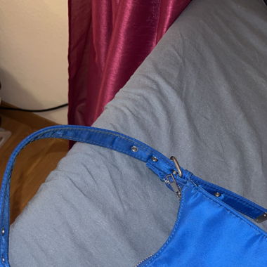 Blau  Tasche 