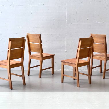 Set of 4 Kai dining chairs moebel-eins 