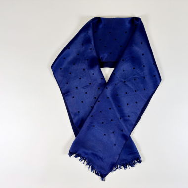 Eleganter Vintage Schal, Dunkelblau, 50er Jahre