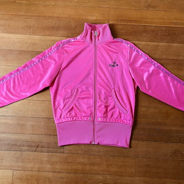 Giacca da training Lotto rosa neon