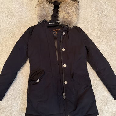 Parka Woolrich con cappuccio in pelliccia