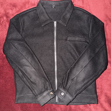 Schwarze, Reissverschlussjacke
