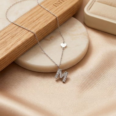 Collier Salvini “BE HAPPY” M initiale 