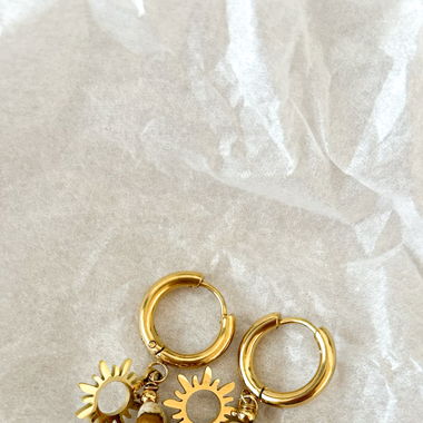 SUMMER Earrings - 18k gold plated