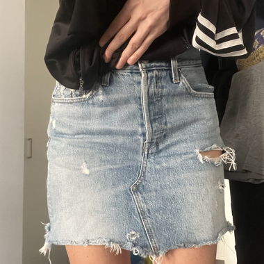 Levi's denim mini skirt