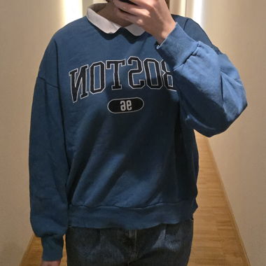 Subdued Blue Sweater