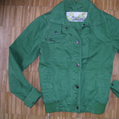 Jeansjacke grün 38