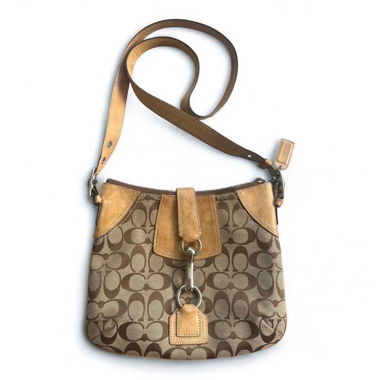 Coach Crossbody Bag – Signature Canvas
