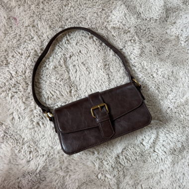 Brown shoulder bag from Brandy Melville