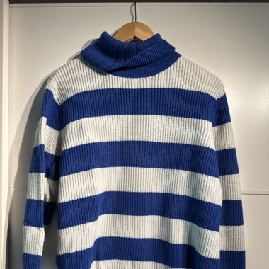 Strickpullover mit Rollkragen