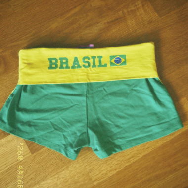 Shorts Brésiliens à taille basse Y2K