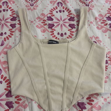 Beiges Tally Weijl Crop Top Gr. s