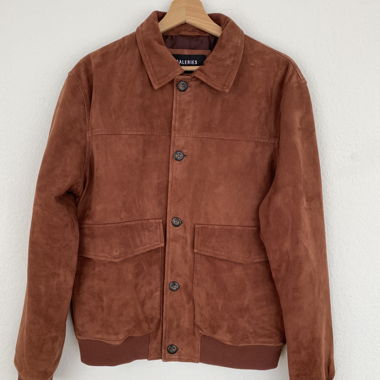 Giacca in camoscio marrone a CHF 199 invece di 399
