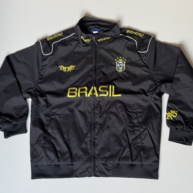 Brazil Black Streetwear Jacket Size M