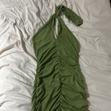 Robe estivale verte 