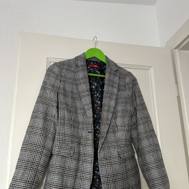 Checked Blazer