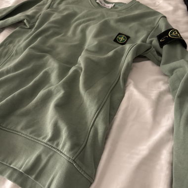 Stone Island Olive Green Sweater
