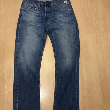 Jeans en denim bleu