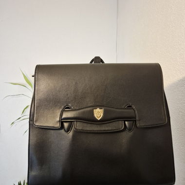 Sac à main en cuir souple noir élégant Beaudurof 