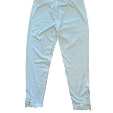 weisse Pyjamahose
