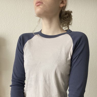 Pull bicolore 