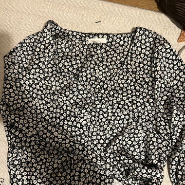 Bluse mit Blumen