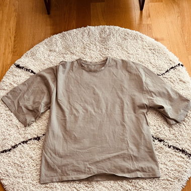 T-shirt oversize vert sauge